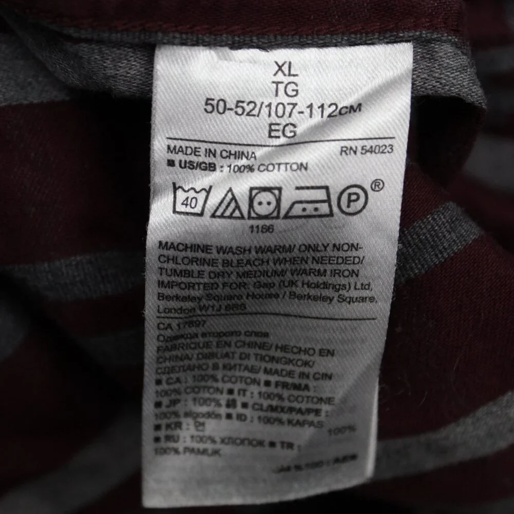 Banana Republic Luxe Flannel Shirt Adult XL Red Camden Fit‎ Cotton L/S Button Up